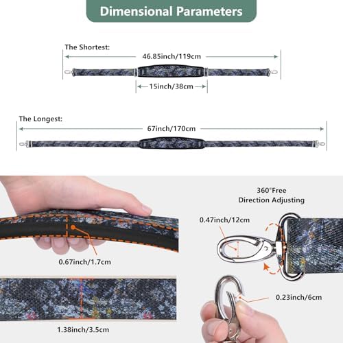 67 Inch Shoulder Straps, Soft - Image 3