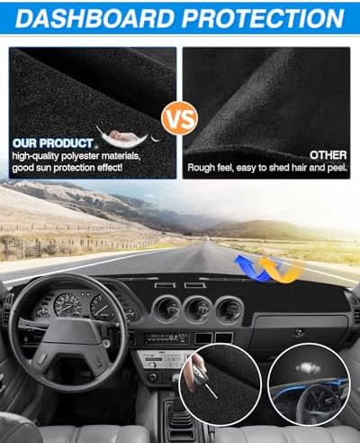 CARTIST Dash Cover Fit for 1979-1983 Datsun 280ZX/Nissan Fairlady Z S130 - Image 5