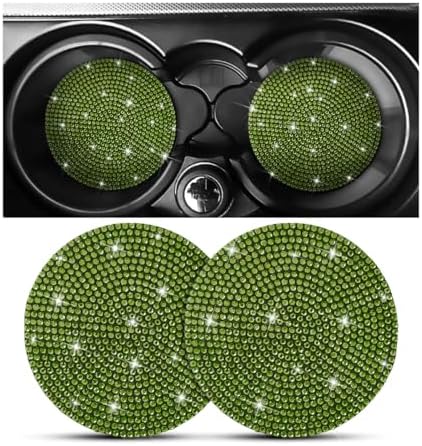 Osilly 2PCS 2.75 Inch Rhinestone Cup Holder Coasters by Osilly