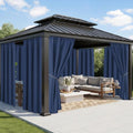 Outdoor Curtains for Patio Waterproof, 8 Panels, Rod Pocket by RichSets