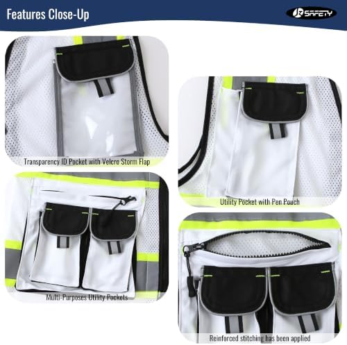 JKSafety Reflective Safety Vest - Image 5