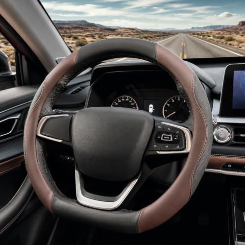 D Shaped Car Steering Wheel Cover 14.5"-15", Non-Folding Packaging - Image 3