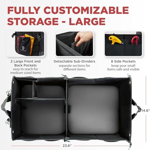 Car Trunk Organizer for SUV & Truck Cargo Storage - Image 2