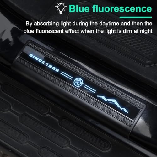 4PCS Door Sill Guard Protector for Ford Bronco Offroad 4 Door 2021-2026 - Image 4