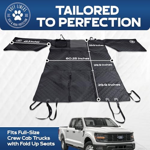 Ruff Liners XL Dog Hammock for Truck, Fold-Up Seats - Image 6