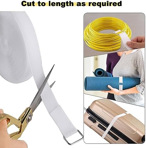 YMCRLUX 1"x32ft Hook and Loop Straps - Image 2