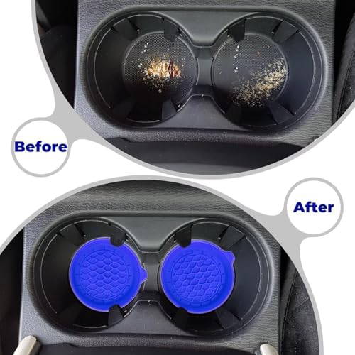 4 PCS Car Cup Coasters, Cup Holder Coaster - Image 5