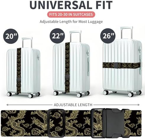 Luggage Strap for Suitcases Adjustable Travel Belt - Image 5