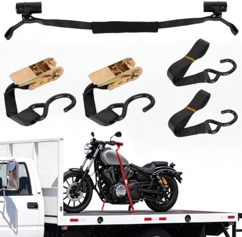 Motorcycle Handlebar Tie Down Straps by Unknown