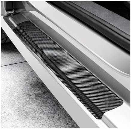 Ohleats 4 PCS Car Door Sill Protectors, Anti Scratch Carbon Fiber Auto by Ohleats