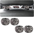 BELOMI 4 Pack Car Headrest Collars, Bling Car Head Rest Collars Rings Decor by BELOMI