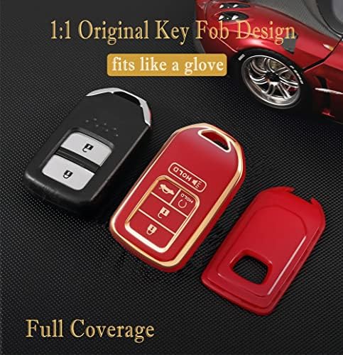 2016-2022 for Honda Key Fob Cover, Premium Soft TPU Full Protection Key Fob - Image 6