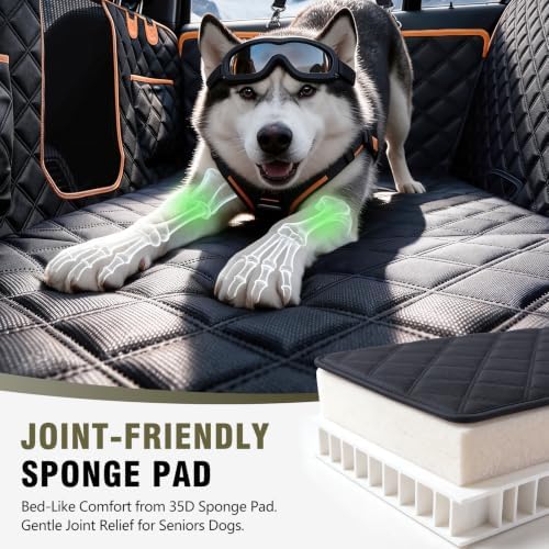 Hard Bottom Waterproof Dog Seat Cover Hammock - Image 2