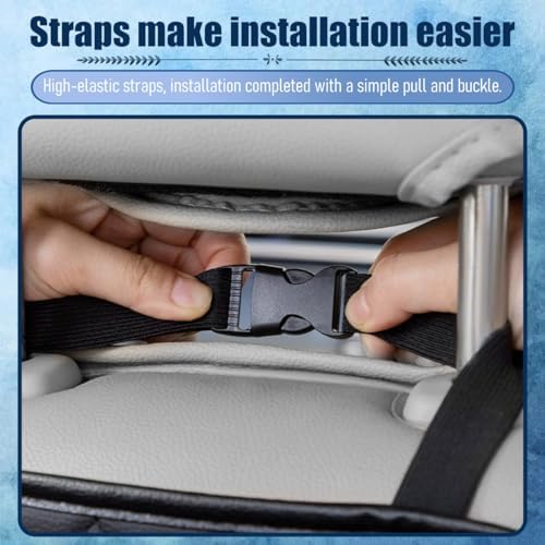 Car Seat Back Organizer, Leather Automotive Backseat Hanging Storage Pocket - Image 4