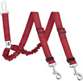SlowTon Double Dog Seat Belt for Car by SlowTon