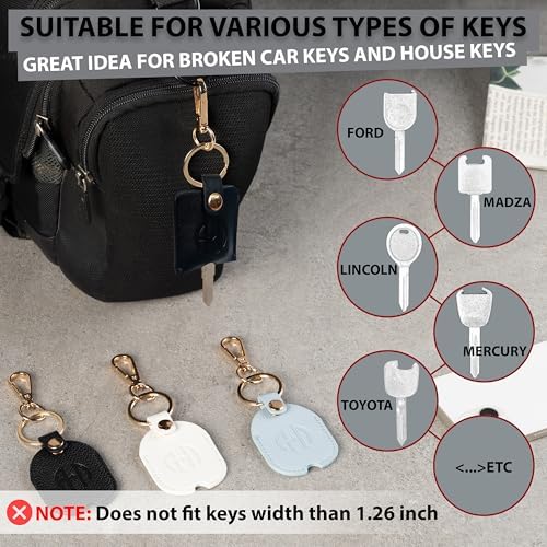 Leather Key Cover for Broken Car Key Loop Replacement - Image 5