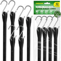 Bungee Cords with Hooks Heavy Duty in 10" by Digank