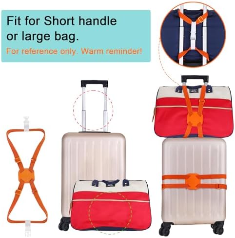 GUANJUNX Luggage Straps for suitcases, Bag Bungees Travel Accessories Belt - Image 4