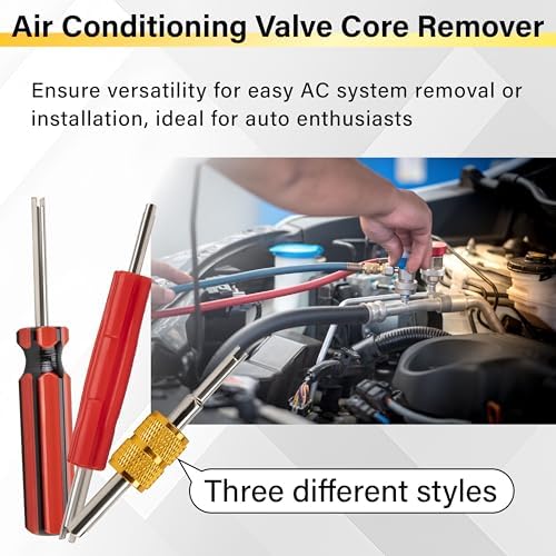 39 PCS Air Conditioning Valve Core Accessories Kit, Schrader Valve Tool - Image 5