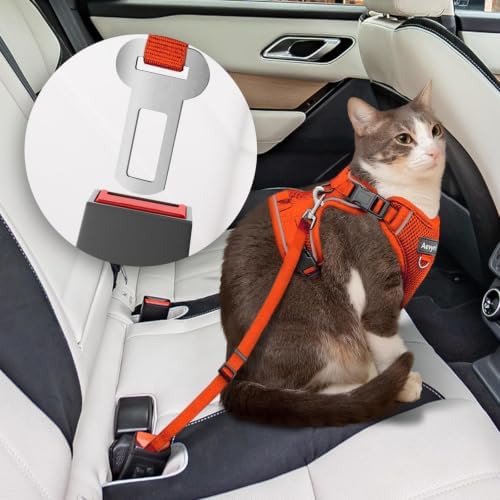 Cat Harness and Leash for Walking, 3 in 1 Adjustable Breathable Soft, Cat - Image 5