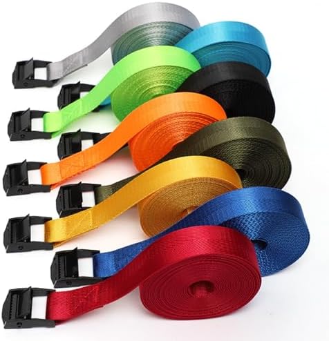 TRIWONDER Cinch Tie Down Strap Lashing Straps Heavy Duty Nylon Straps - Image 6
