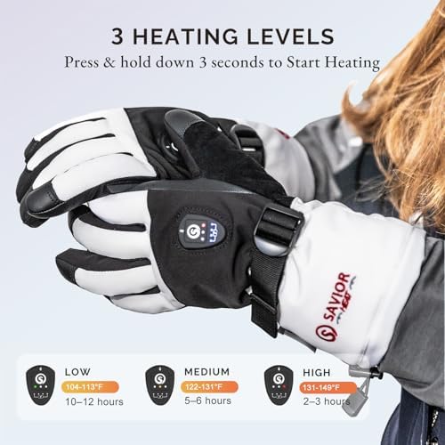 SAVIOR HEAT Heated Ski Gloves 2.0 - Image 3