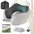 Cirorld Neck Pillow for Traveling, Travel Pillows for Airplanes Light Grey by CIRORLD