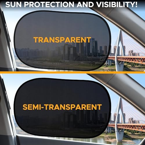 EcoNour Car Window Shades for Baby | Protects Baby from Sun & Heat - Image 3