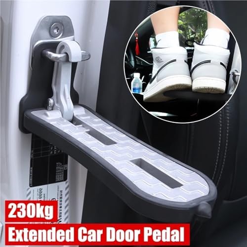 1Pc Car Foot Pegs Roof Rack SUV Door Folding Extended Feet Pedals Luggage Steps - Image 3