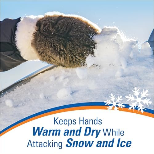 Subzero 13929 Faux Fur Ice Scraper Mitt - Image 2