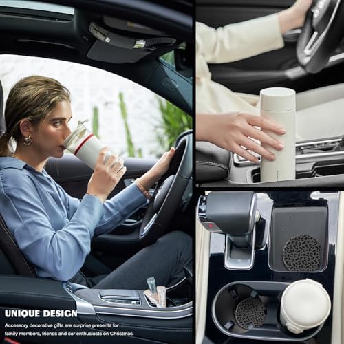 2 Pack Car Coasters for Cup Holders, Cute Car Accessories Interior - Image 6