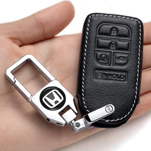 Leather Keychains, Metal Key Fob Cover Case, - Image 5