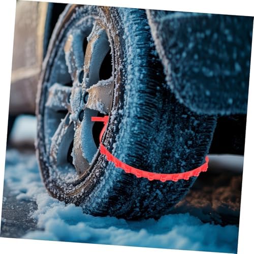 20 Piece Reusable Rubber Zip Tie Tire Snow Chains - Image 4