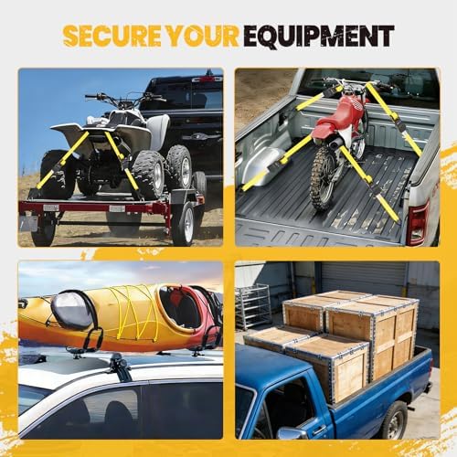 1" x 12' Heavy Duty Ratchet Straps - Image 7