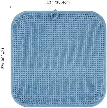 Microfiber Waffle Face Towels, 4 Pieces, Fast Drying, Lint Free 430 GSM - Image 7