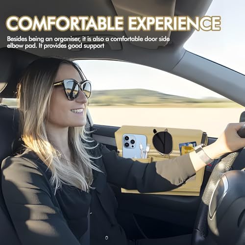 wuyaoyao Leather Car Window Armrest Storage Box - Image 6