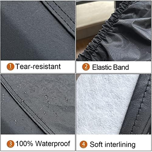 Kayme Rv Tire Covers 4 Pack, Waterproof Wheel Cover Travel Trailer Camper Truck - Image 2
