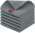 Homaxy 100% Cotton Waffle Weave Kitchen Dish Cloths 6-Pack by Homaxy