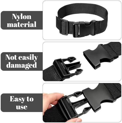 4Pcs Luggage Straps for Suitcases, Adjustable Suitcase Belt - Image 6