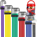 WORKPRO Bungee Cords with Hooks, Heavy Duty Outdoor Bungee Strap by WORKPRO