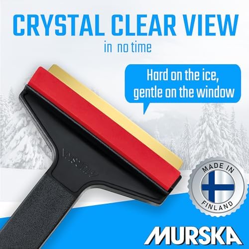 Ice Scraper Brass Blade 2 Pack Car Ice Scraper Long Handle 14, 5 inch Ice - Image 3