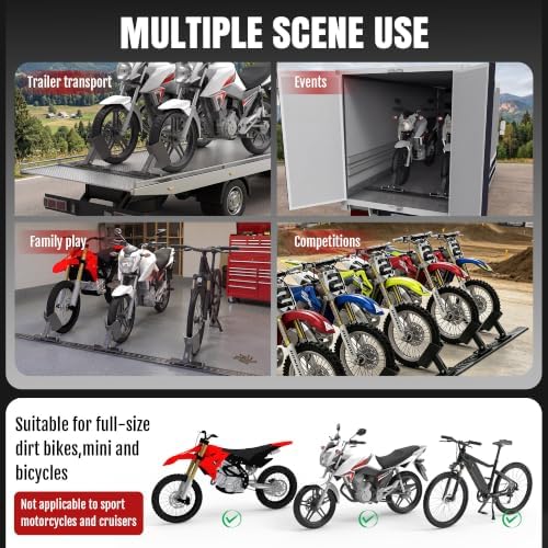 E-Track Motorcycle Wheel Chock Fits Floor or Wall E-Track 2pcs - Image 4