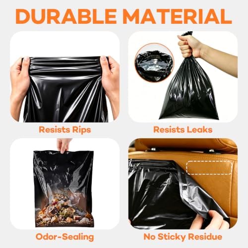 200 Pcs Hanging Car Trash Bags, Disposable Leak-proof Garbage Can - Image 5