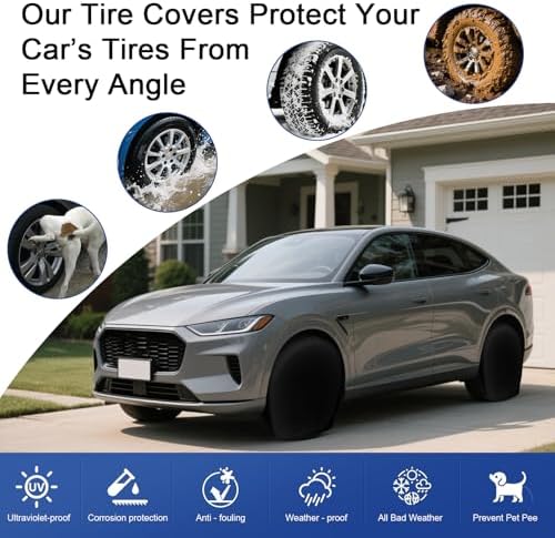 Tire Covers 4 Pack Fit Tire Diameters 21-23 inch - Image 3