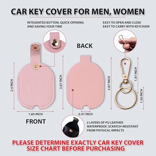 Leather Key Cover for Broken Car Key Loop Replacement - Image 2