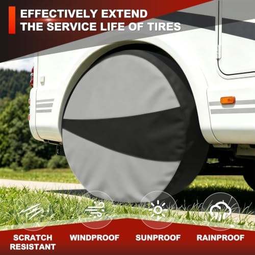 Explore Land Tire Covers 4 Pack Fit Tire Diameters 32"-34.75" - Image 6