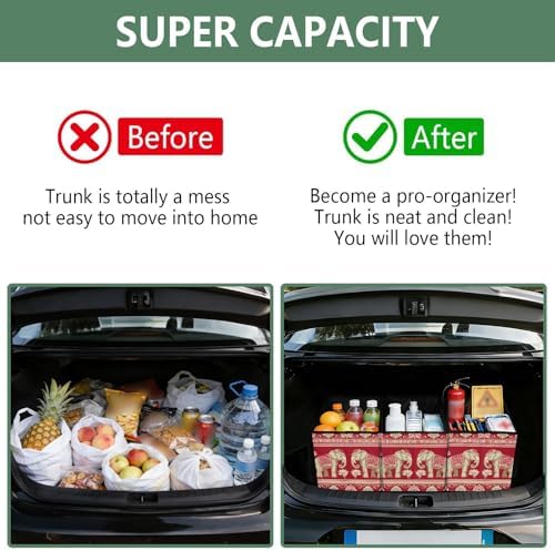 Trunk Organizer Collapsible Car Organizer - Image 4