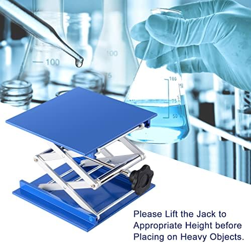 Labasics Lab Jack, 8x8 inch Anodized Aluminum Laboratory Support Jack Lift - Image 5