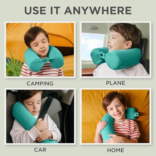 Dot&Dot Twist Memory Foam Kids Travel Pillow, Bendable Neck Pillow - Image 5