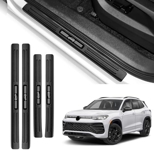 4PCS Door Sill Guard for Volkswagen VW Tiguan 2025 2026 S/SE/SEL/R Line by BILOPER